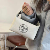 Upcycled Hermes Dust Bag-Bride Bag