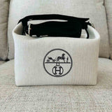 Upcycled Hermes Dust Bag-Bride Bag