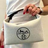 Upcycled Hermes Dust Bag-Bride Bag