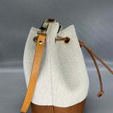 Upcycled Hermes Dust Bag-Bucket Bag