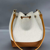 Upcycled Hermes Dust Bag-Bucket Bag