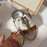 Upcycled Hermes Dust Bag-Bucket Bag