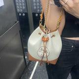 Upcycled Hermes Dust Bag-Bucket Bag