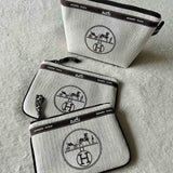 Upcycled Hermes Dust Bag-Coin Purse