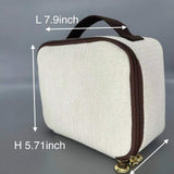 Upcycled Hermes Dust Bag-Cosmetic Bag Kit