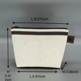 Upcycled Hermes Dust Bag-Cosmetic Bag Kit