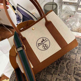 Upcycled Hermes Dust Bag-Garden Party-Canvas