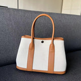 Upcycled Hermes Dust Bag-Leather Garden Bag and Bride Bag set
