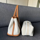 Upcycled Hermes Dust Bag-Leather Garden Bag and Bride Bag set