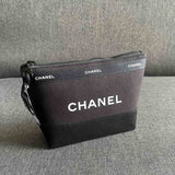 Upcycled Chanel Dust Bag-Zipper Pouch