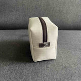 Upcycled Hermes Dust Bag-Zipper Pouch
