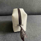 Upcycled Hermes Dust Bag-Zipper Pouch