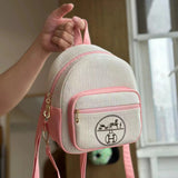 Upcycled Hermes Dust Bag-Backpack