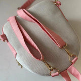 Upcycled Hermes Dust Bag-Backpack
