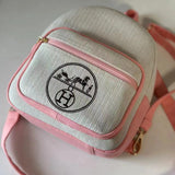 Upcycled Hermes Dust Bag-Backpack