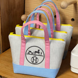 Upcycled Hermes Dust Bag-Mini tote