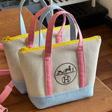 Upcycled Hermes Dust Bag-Mini tote
