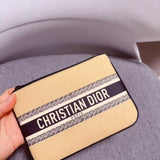 Upcycled Dior Dust Bag-Coin Purse