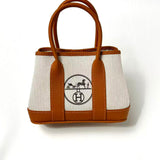 Upcycled Hermes Dust Bag-Garden Party Mini-Leather