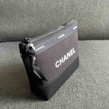 Upcycled Chanel Dust Bag-Zipper Pouch